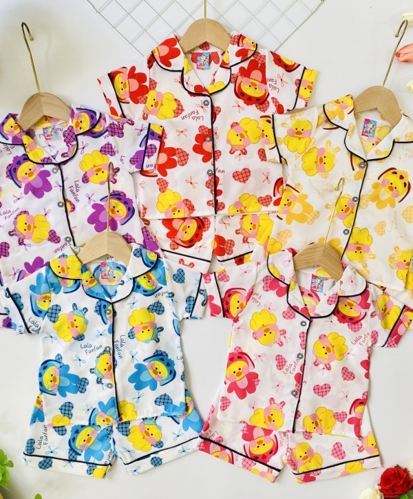 Pizama đùi bé gái 