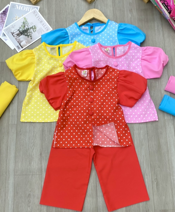 SET BÀ BA CHẤM BI TAY PHỒNG 