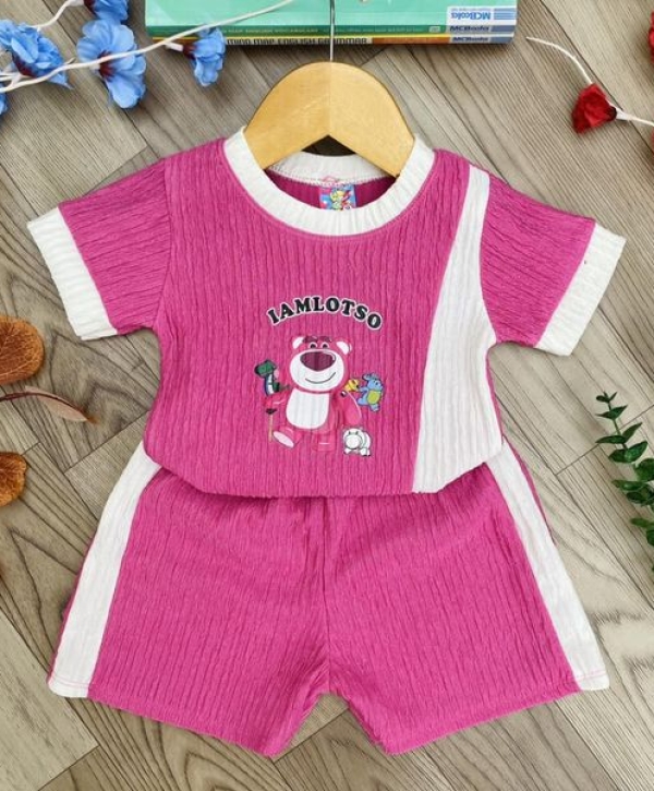 SET BỘ THUN NHẬT HÌNH GẤU CUTE